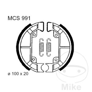 Mâchoires de frein avec ressort TRW