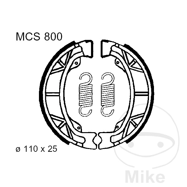 Mâchoires de frein avec ressort TRW Mâchoires de frein avec ressort TRW