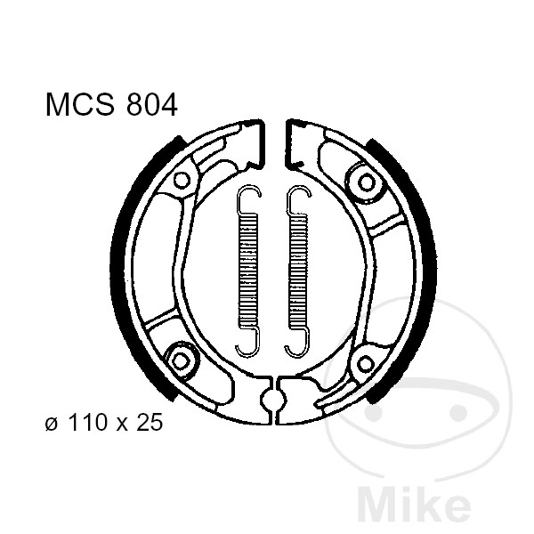 Mâchoires de frein avec ressort TRW Mâchoires de frein avec ressort TRW