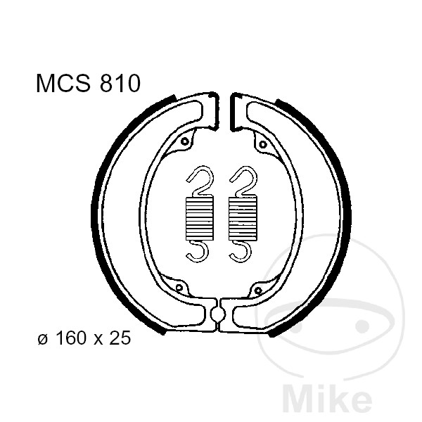 Mâchoires de frein avec ressort TRW Mâchoires de frein avec ressort TRW