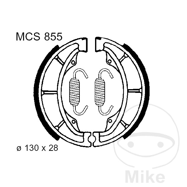Mâchoires de frein avec ressort TRW Mâchoires de frein avec ressort TRW