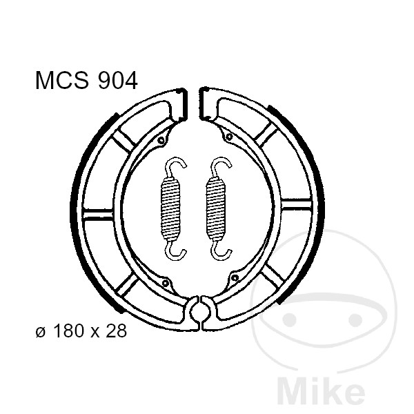 Mâchoires de frein avec ressort TRW Mâchoires de frein avec ressort TRW