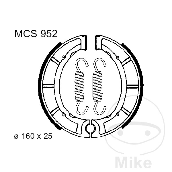 Mâchoires de frein avec ressort TRW Mâchoires de frein avec ressort TRW
