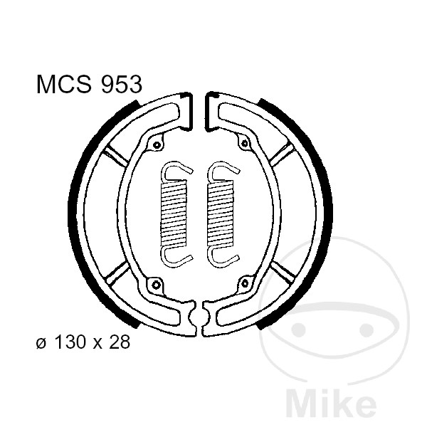 Mâchoires de frein avec ressort TRW Mâchoires de frein avec ressort TRW