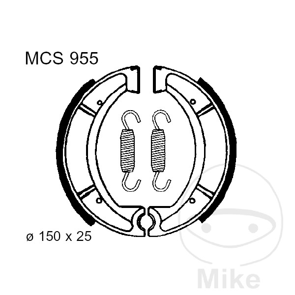 Mâchoires de frein avec ressort TRW Mâchoires de frein avec ressort TRW