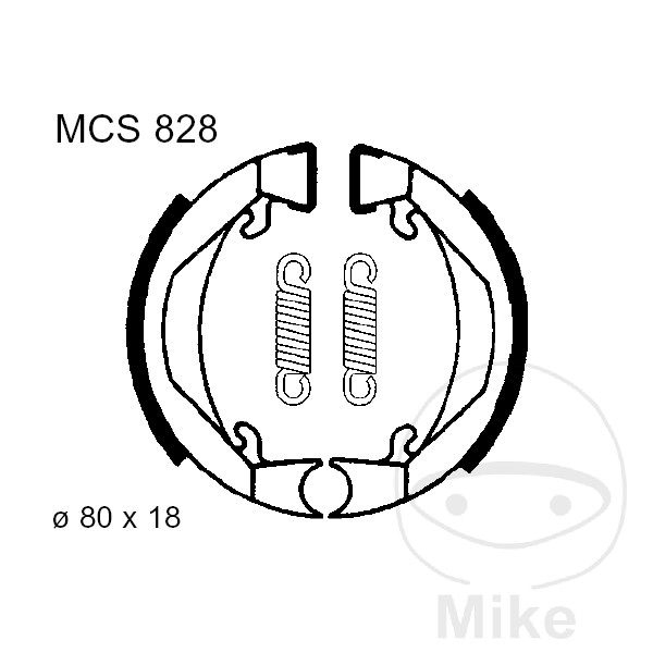 Mâchoires de frein avec ressort TRW Mâchoires de frein avec ressort TRW