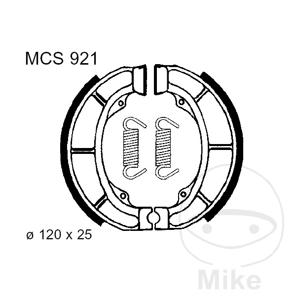 Mâchoires de frein avec ressort TRW Mâchoires de frein avec ressort TRW