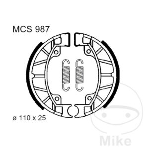 Mâchoires de frein avec ressort TRW