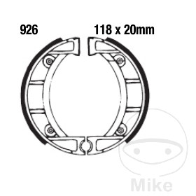 Mâchoires de frein avec ressort EBC