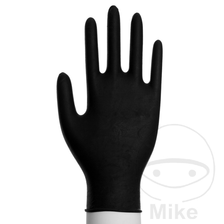 Gants de travail Nitrile Jetables Noir Taille 6-7 Boite de 100 Gants de travail Nitrile Jetables Noir Taille 6-7 Boite de 100