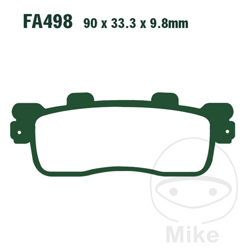 Plaquette de Frein Carbon Scooter EBC Plaquette de Frein Sinter HH Scooter EBC