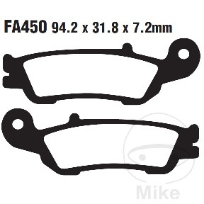 Plaquettes de frein sinter EPFA EBC