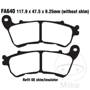 Plaquette de frein Sinter HH EBC