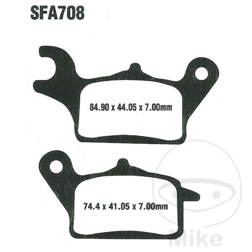 Plaquette de frein Standard Scooter EBC Plaquette de frein Standard Scooter EBC