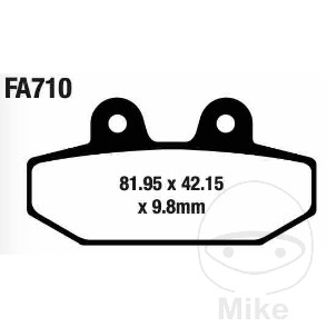 Plaquette de frein Semi-Sinter V EBC