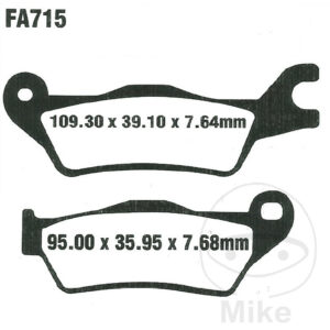 Plaquette de Frein Semi-Sinter V EBC