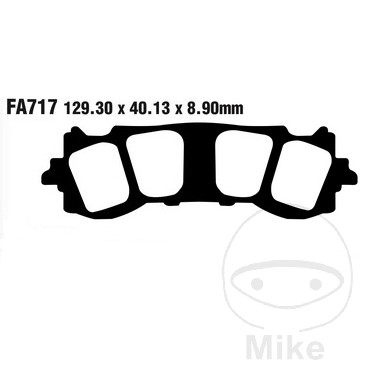 Plaquette de frein Sinter HH EBC Plaquette de frein Sinter HH EBC