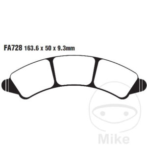 Plaquettes de frein sinter R EBC