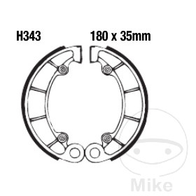 Mâchoires de frein avec ressort EBC