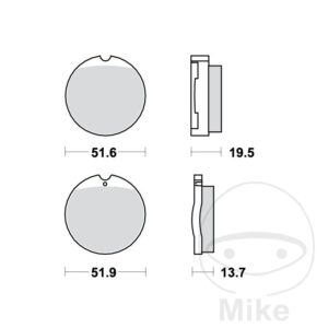 Plaquette de Frein Standard TRW