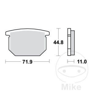 Plaquette de Frein Standard TRW