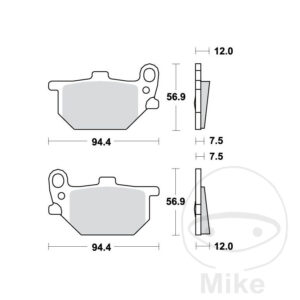 Plaquette de Frein Standard TRW