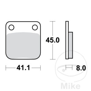 Plaquette de Frein Sinter SI TRW