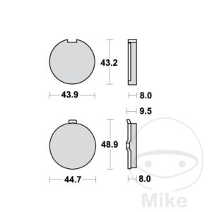 Plaquette de Frein Standard TRW