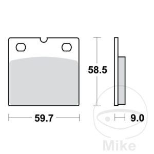 Plaquette de Frein Sinter vorne TRW