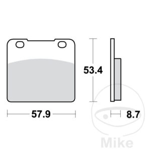 Plaquette de Frein Standard TRW