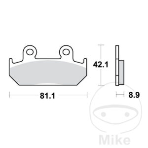 Plaquette de Frein Sinter vorne TRW