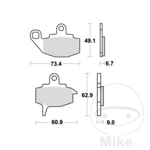 Plaquette de Frein Standard TRW