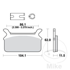 Plaquette de Frein Standard TRW