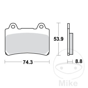 Plaquette de Frein Sinter vorne TRW