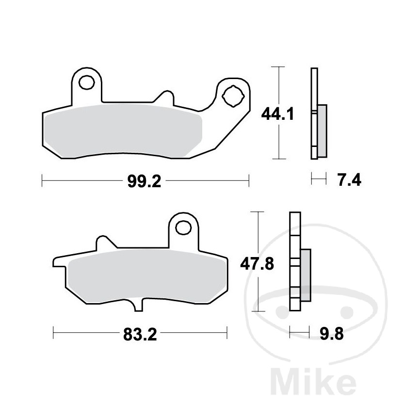 Plaquette de Frein Sinter Plaquette de Frein Sinter