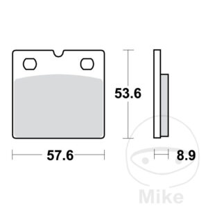 Plaquette de Frein Sinter vorne TRW