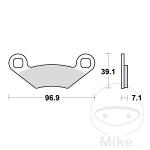 Plaquette de Frein Standard TRW