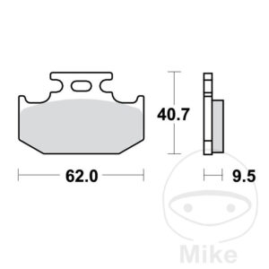 Plaquette de Frein Sinter SI TRW