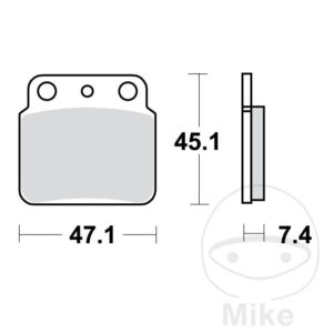 Plaquette de Frein Sinter SI TRW