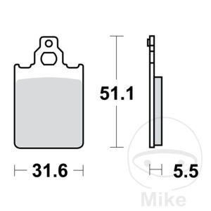 Plaquette de Frein Scooter TRW