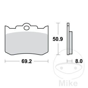 Plaquette de Frein RQ TRW