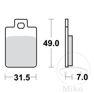 Plaquette de Frein Scooter TRW