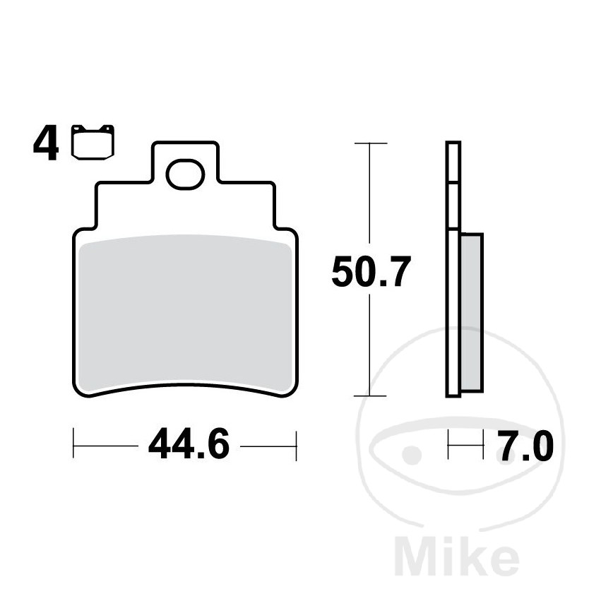 Plaquette de Frein Sinter Scooter TRW Plaquette de Frein Sinter SI TRW