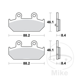 Plaquette de Frein Sinter Scooter TRW