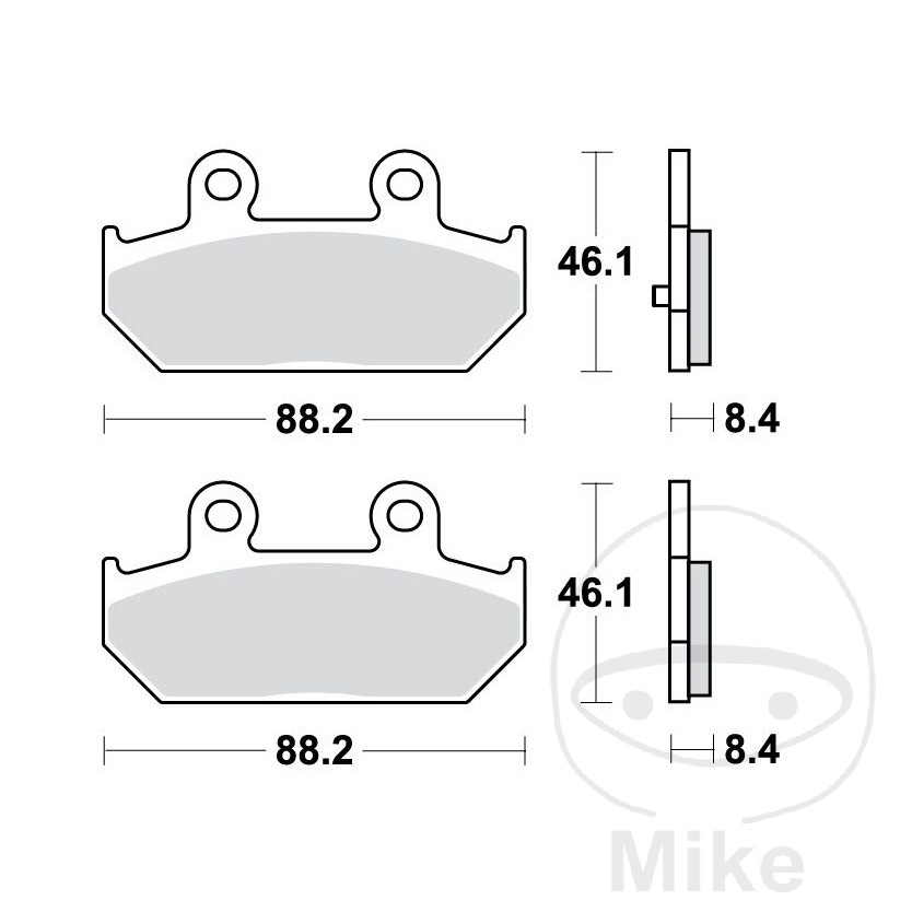 Plaquette de Frein Sinter Scooter TRW Plaquette de Frein Sinter Scooter TRW