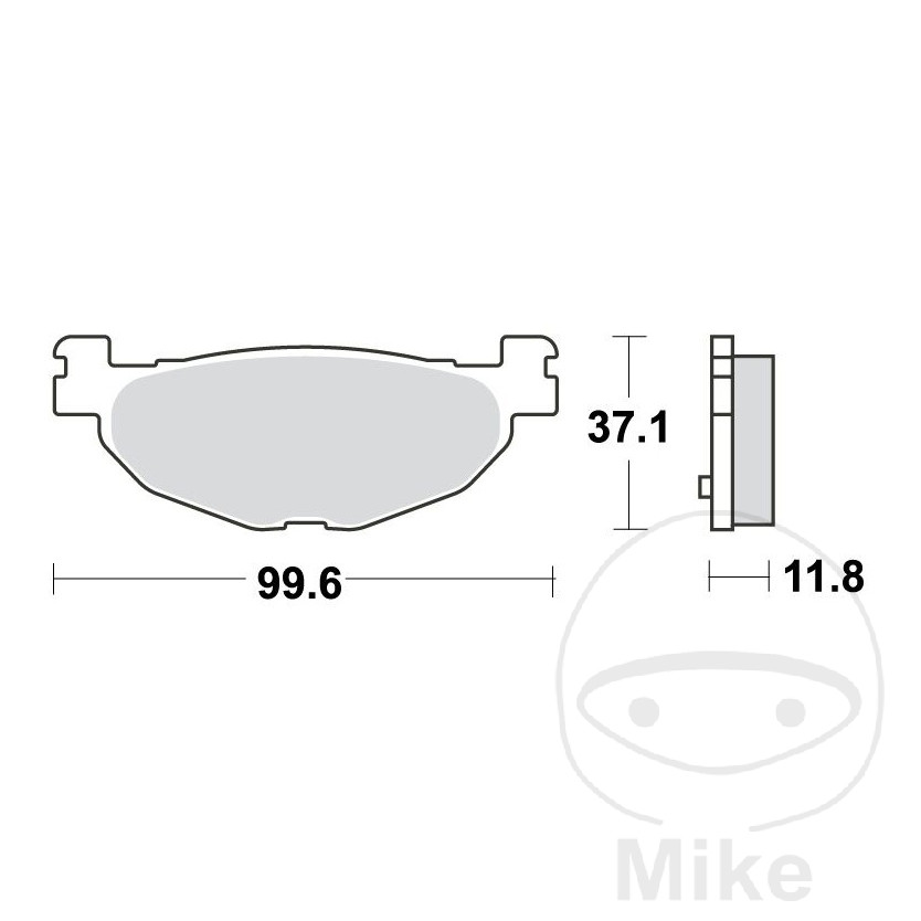 Plaquette de Frein Sinter Scooter TRW Plaquette de Frein Sinter Scooter TRW