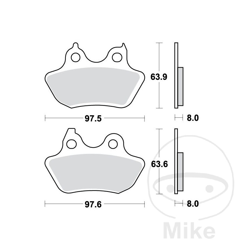 Plaquette de Frein Sinter Plaquette de Frein Sinter