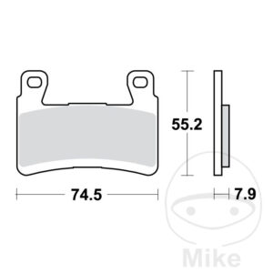 Plaquette de Frein Carbon CRQ TRW