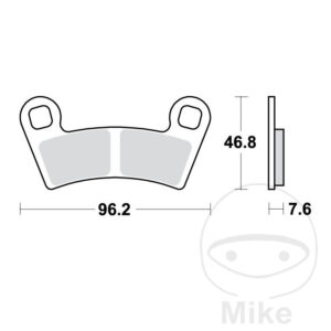 Plaquette de Frein Sinter SI TRW