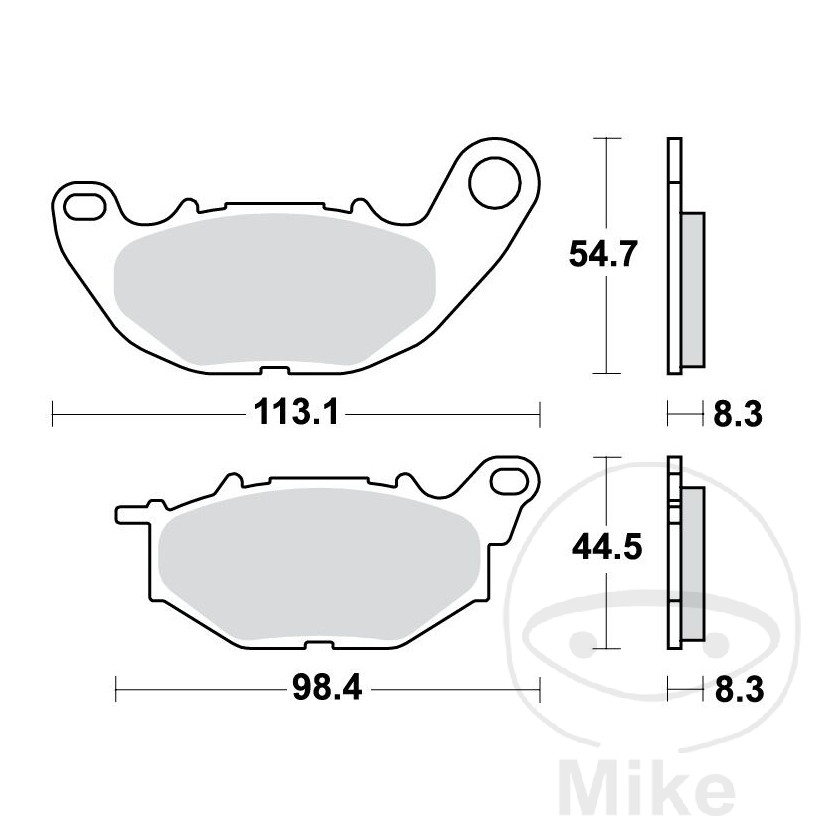 Plaquettes de frein sinter TRQ TRW Plaquettes de frein sinter TRQ TRW